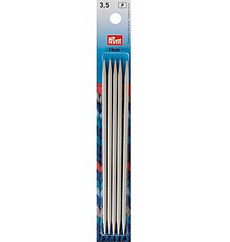 Igle za pletenje kratke od aluminija | 15cm | 3,5mm