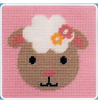 Goblen set Nasmijane ovce | 15x15cm