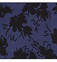 Tencel Crno cvijeće | plava | 100% LC<br /><br />