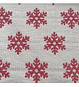 Jacquard Cristallo lurex | crvena/srebrna | 44%PL / 42%CO / 13%LI / 1%PA