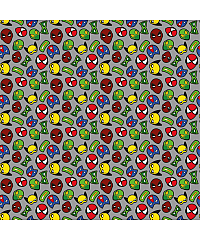 Nooteboom Popelin Maske | siva | 100%CO 15805.063