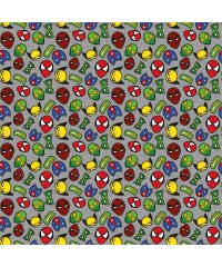 Nooteboom Popelin Maske | siva | 100%CO 15805.063
