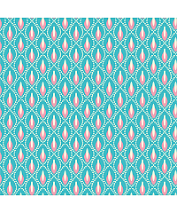 Nooteboom Popelin Apstraktne kapljice| aqua | 100% CO 15827.004