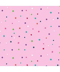 MAKOWER Patchwork tkanina Daydream multi star pink | 110cm 2274/P
