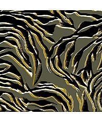 Verhees Pamučni saten Zebra | tamno zelena | 95%CO / 5%EL 07736.003