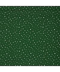 Verhees Popelin Točkice glitter | tamnozelena | 100%CO 08797.010