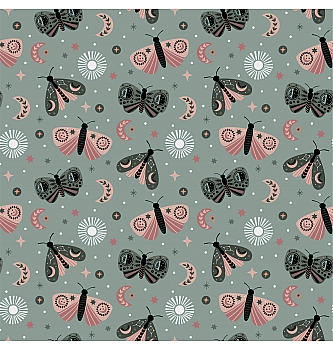 Jersey Sanjivi leptiri | menta | 95%CO / 5%EL