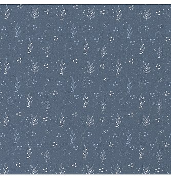 Jersey Sanjivo lišće | indigo | 95%CO / 5%EL