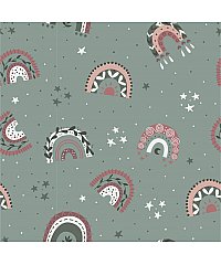 Nooteboom Jersey Čarobne duge | menta | 95%CO / 5%EL 16629.022