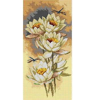 Goblen Kalifornijski mak i vilinkonjici | Paul de Longpre | 25x51cm