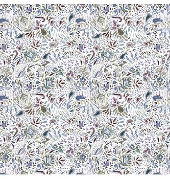 Felpa Crtani Paisley | bijela | digitalni tisak | 95%CO / 5%EL