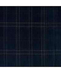 Verhees Samt yarn dyed Karo | tamnoplava | 100%CO 03739.001
