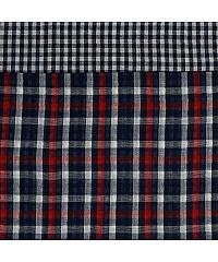 Verhees Tetra Jacquard Karo | temnoplava | 100%CO 03953.001