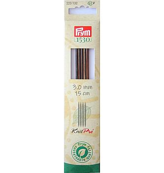 Igle za pletenje kratke Natural | 15cm | 3mm