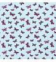 Jersey Leptiri | svijetlo modra | 95%CO / 5%EL