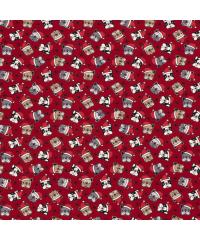 Nooteboom Jersey Buldozi | tamnocrvena | 95%CO / 5%EL 18741.016