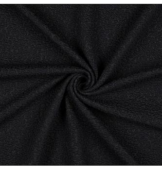 Pletenina Jacquard | crna | 70%CO / 25%PL / 5%EL