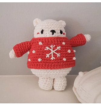 Komplet za izradu od pređe Eco Milano | Polarni medo Yule