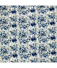 KH Group Viskozni jersey Flora | digitalni tisak | bijela | 95%VI / 5%EL S2100-3681