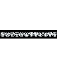 CSE Sintetička čipka Ružice | bijela | 13mm 803206.000.0001