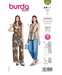 BURDA Kroj Kombinezon i bluza bez rukava 5914