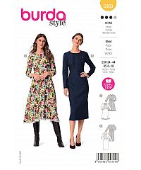 BURDA Kroj Haljine s dva reda nabora 5983