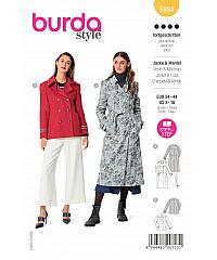 BURDA Kroj Jakna i baloner s reverima 5984