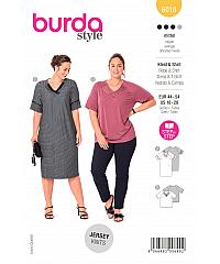 BURDA Kroj Haljina i bluza s unikatnim V-izrezom 6018