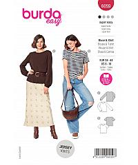 BURDA Kroj Jednostavna bluza i majica 6059