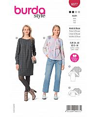 BURDA Kroj Haljina i bluza s manžetama 6077