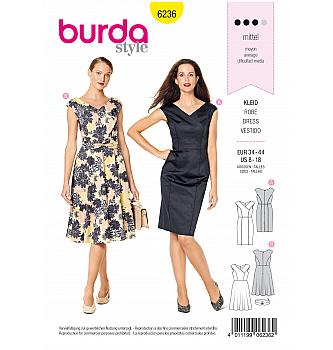 Kroj Elegantna haljina sa prekrižanim V izrezom