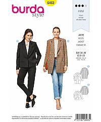 BURDA Kroj Sako s produženim reverima 6463