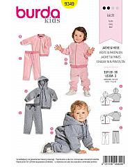 BURDA Kroj Trenirka za najmlađe 9349