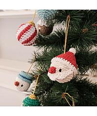 HOOOKED Komplet za izradu iz pređe Eco Milano | Božićni ukrasi PAK344