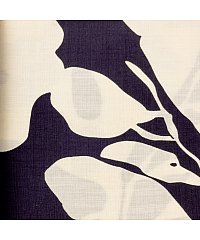 KH Group Viskoza s lanom Veliko cvijeće | crna | 55%VI / 45%LI S2396-3689