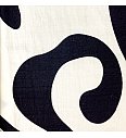 Viskoza s lanom Fluidne linije | crna | 55%VI / 45%LI