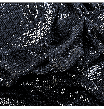 Pletivo Blještave točke | crna | 87%PA / 8%PL / 5%EL
