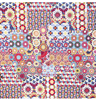 Jacquard Patchwork | bež | 80%PL / 20%CO
