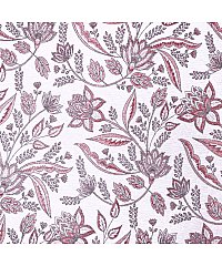 CD Jacquard Lureks cvijeće | roza | 60%PL / 38%CO / 2%LRX 24837