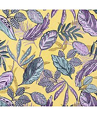 CD Jacquard Tropsko lišće | žuta | 75%PL / 25%CO 24841