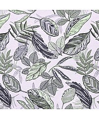 CD Jacquard Tropsko lišće | zelena | 75%PL / 25%CO 24842