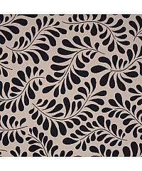 QT Jacquard Elegantno lišće | crna/krem | 48%CO / 36%PL / 16%PC DG3208.690