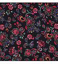 Batist Cvjetni paisley | digitalni tisak | crna | 100%CO