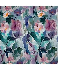 Verhees Viskozna tkanina Akvarelna flora | digitalni tisak | 100%VI 08045.001