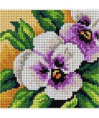 ORCHIDEA Goblen set Mačuhice | 13,5 x 13,5cm M2757