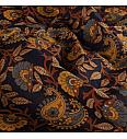 Batist batik Orientalni paisley | tamnoplava | 100%CO