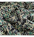 Batist batik Cvjetni preplet | indigo | 100%CO