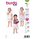Kroj Komplet - bluza i kratke hlače sa volančićima