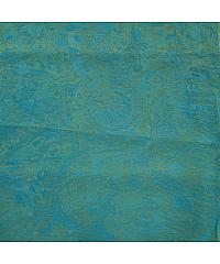 QT Viskozni jacquard sa svilom Ornament | tirkizna | 70%VI / 20%SE / 10%PA Q11857.230