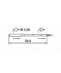 SCHMETZ Industrijske igle SCHMETZ | za kožu 134 LR | 130 | 10kos 728374